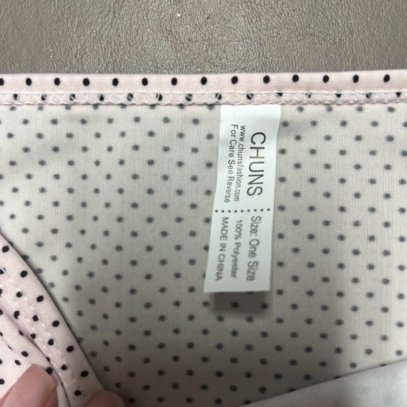 NWOT One Size Orange And Black Striped Bikini - Picture 2 of 7